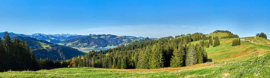 Panorama, Alp Egg, Euthal, Sihlsee