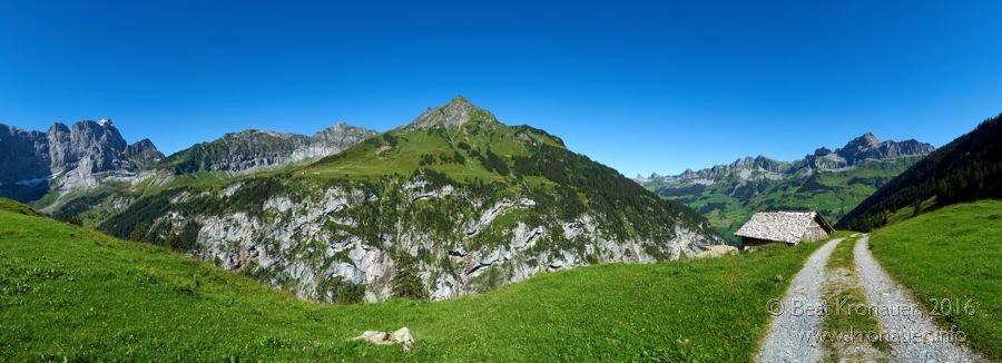 Panorama, Brunnital, Trogenalp, Uri