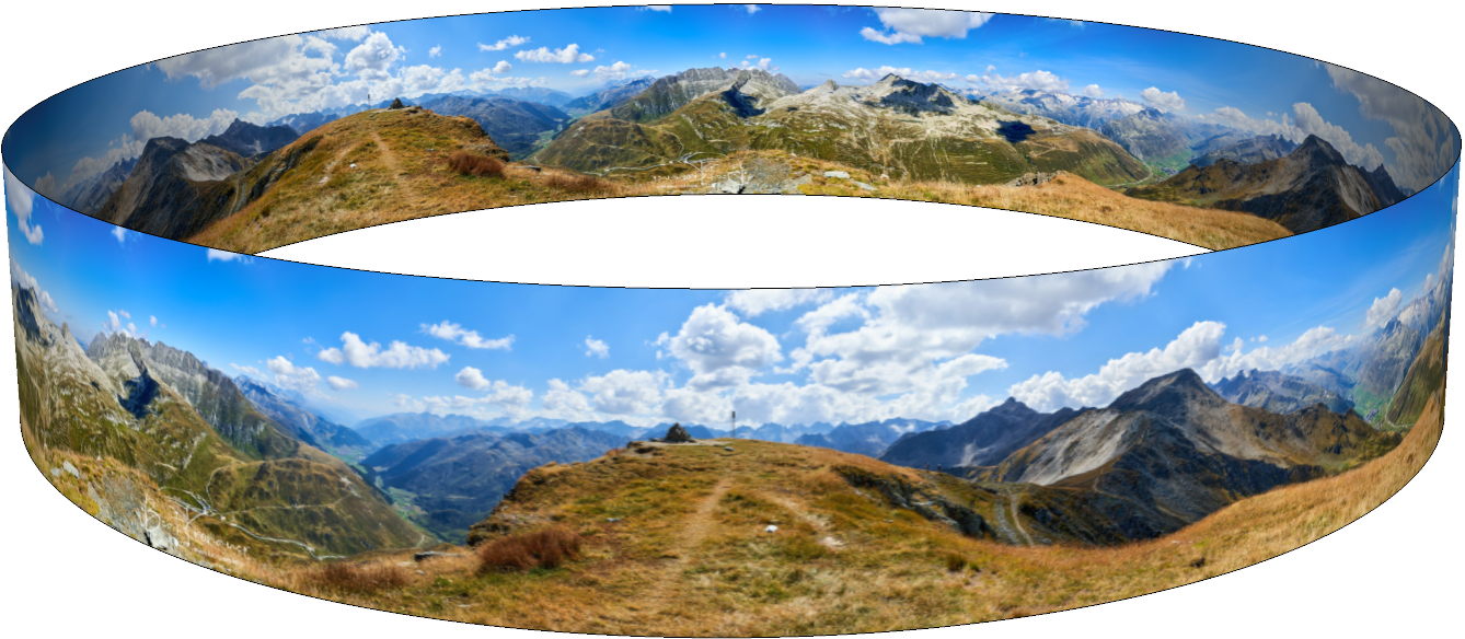360 Grad Panorama vom Pazolastock