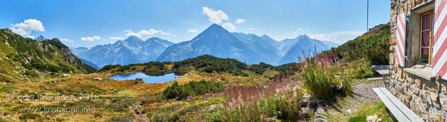 Aussicht von der Sunniggrathütte