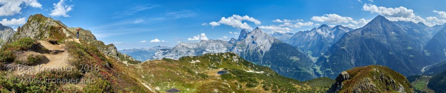 Aussicht vom Langchälengrätli